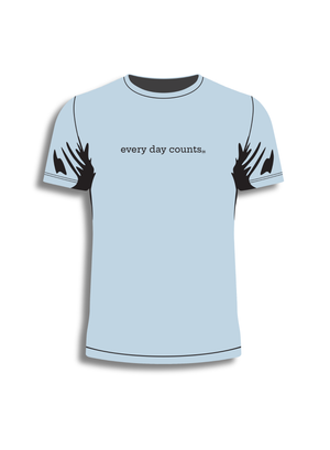 Every Day Counts T-Shirt (light blue)