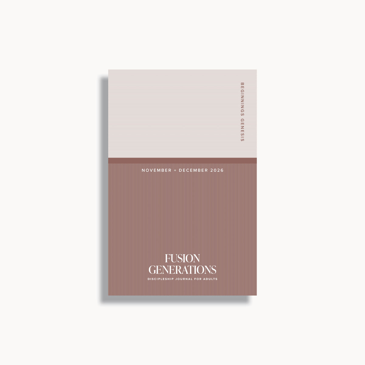 Fusion Generations Discipleship Journal (Adults) Nov/Dec