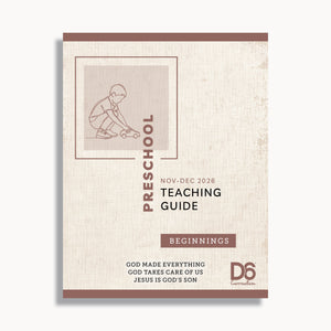 Preschool Teaching Guide Nov/Dec