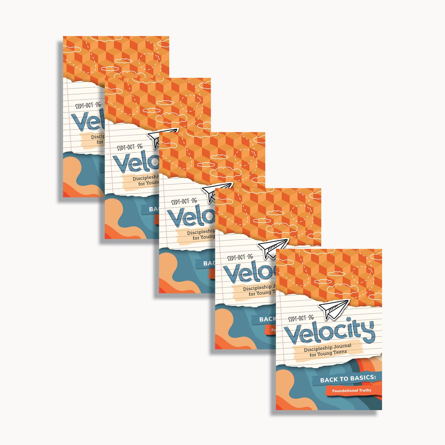 Velocity Discipleship Journal - Middle School (5-Pack)